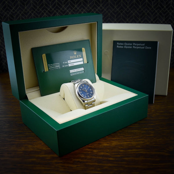 Air-King 114200 - Gents Watch - Blue Dial - 2009