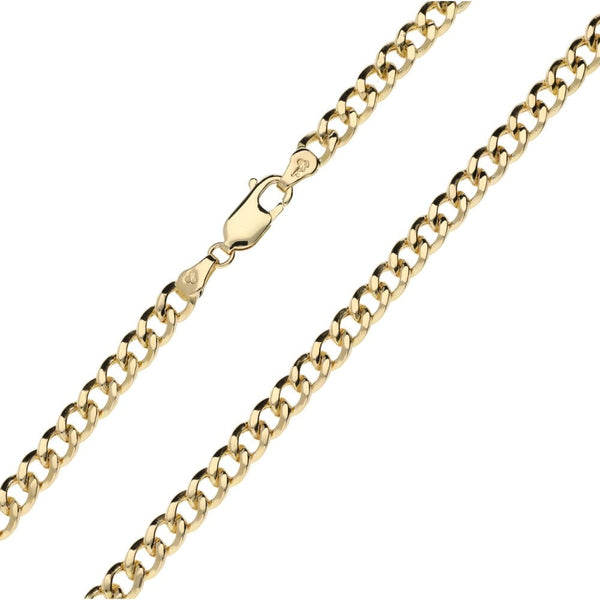 Ladies 9ct Yellow Gold 20" Curb Chain - 13.3g