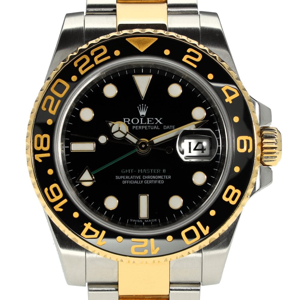 GMT-Master II 116713LN - Gents Watch - Black Dial - 2008