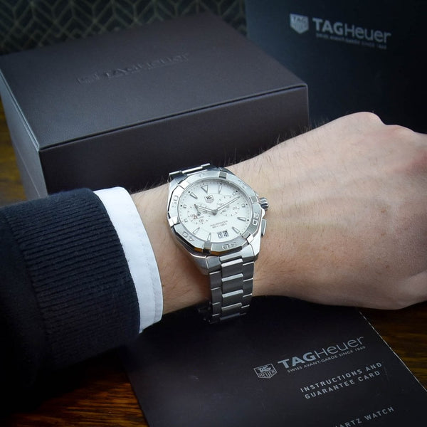 Aquaracer WAY111Y - Gents Watch - Cream Dial - 2014