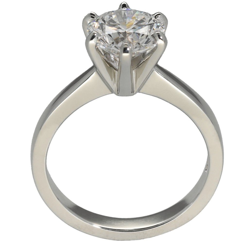 2.00ct Platinum Certified Diamond Engagement Ring - D/SI1