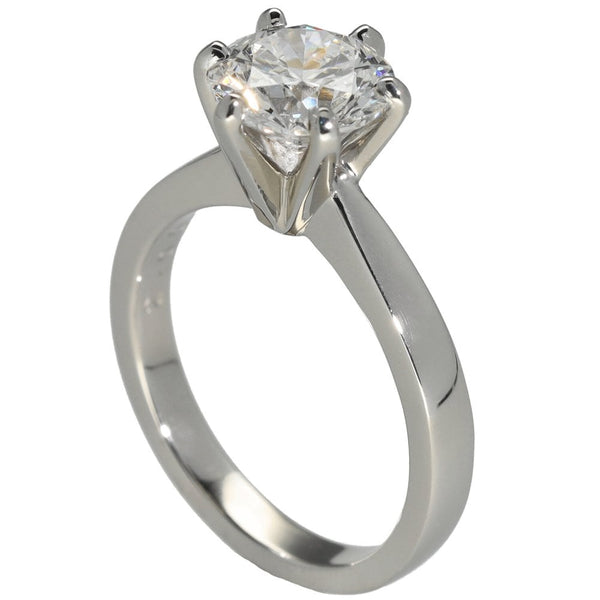 2.00ct Platinum Certified Diamond Engagement Ring - D/SI1