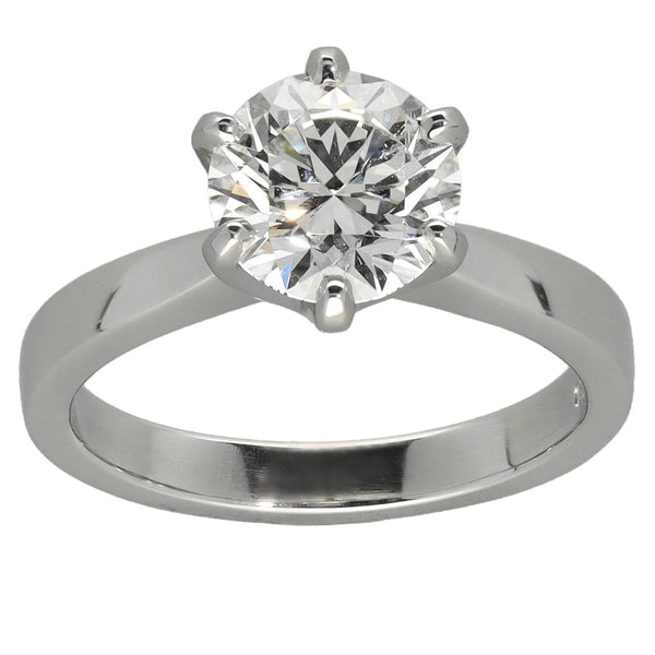 2.00ct Platinum Certified Diamond Engagement Ring - D/SI1