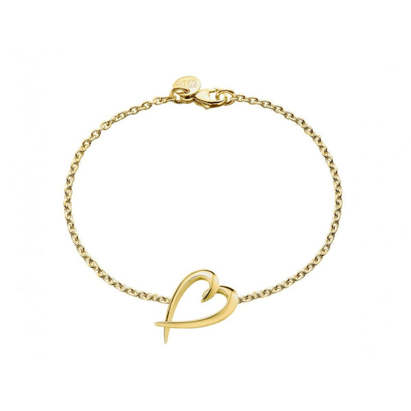 Yellow Gold Vermeil Hook Heart Bracelet