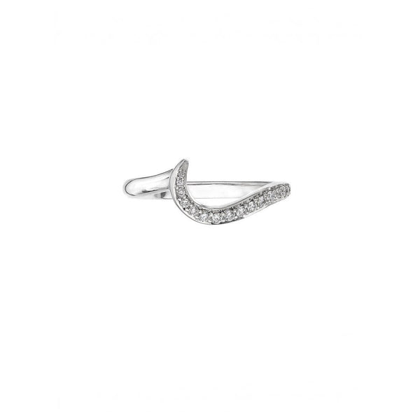 Entwined Wedding Ring - Platinum - 0.15ct Diamond