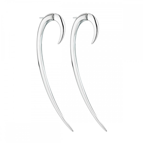Hook Size 3 Earrings - Silver