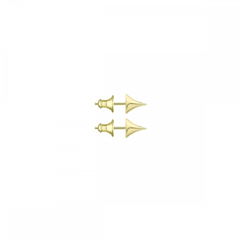 Rose Thorn Stud Earrings - Yellow Gold Vermeil