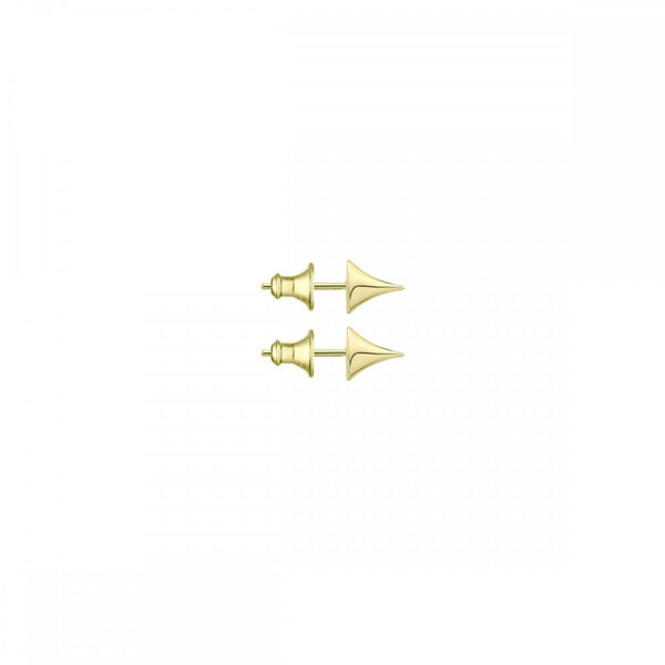 Rose Thorn Stud Earrings - Yellow Gold Vermeil