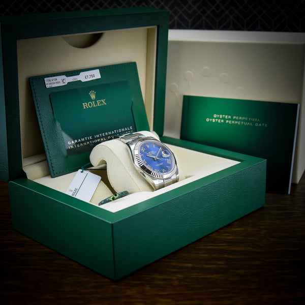 Datejust 126334 - Mens Watch - Blue Roman Dial - 2021