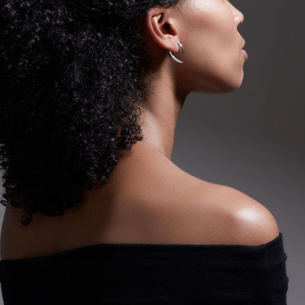 Talon Earrings - Silver