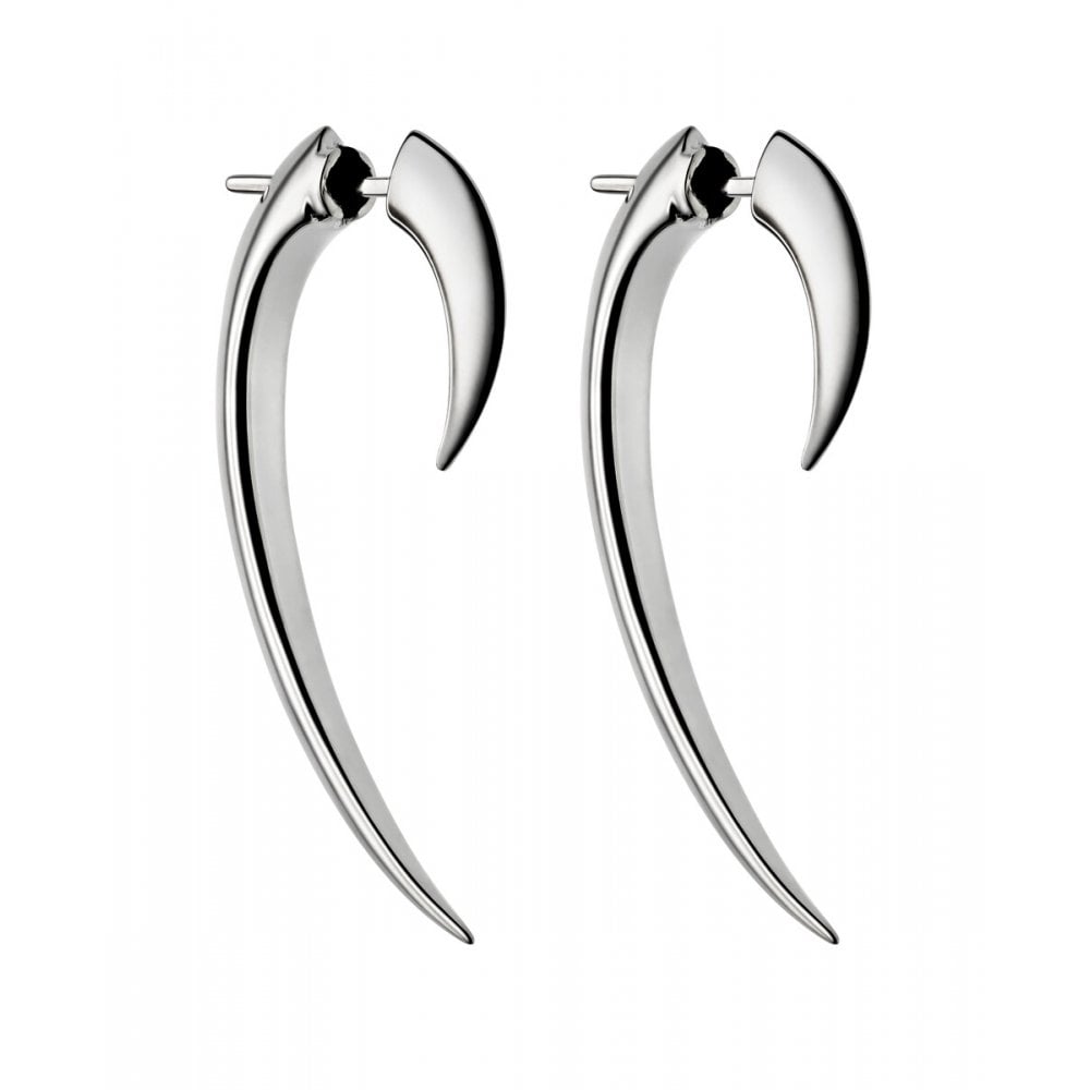 Hook Size 1 Earrings - Silver