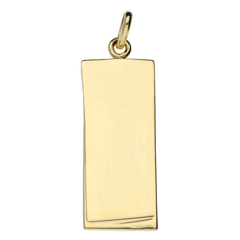 9ct Yellow Gold Ingot Pendant - 14.4g