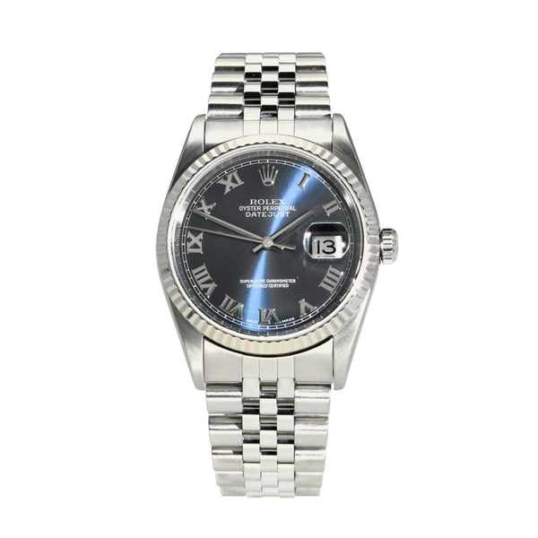 Datejust 16234 - Gents Watch - Blue Dial - 2003
