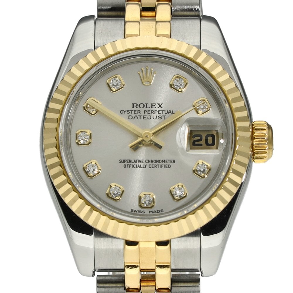 Datejust 179173 - Silver Diamond Dial - 2005