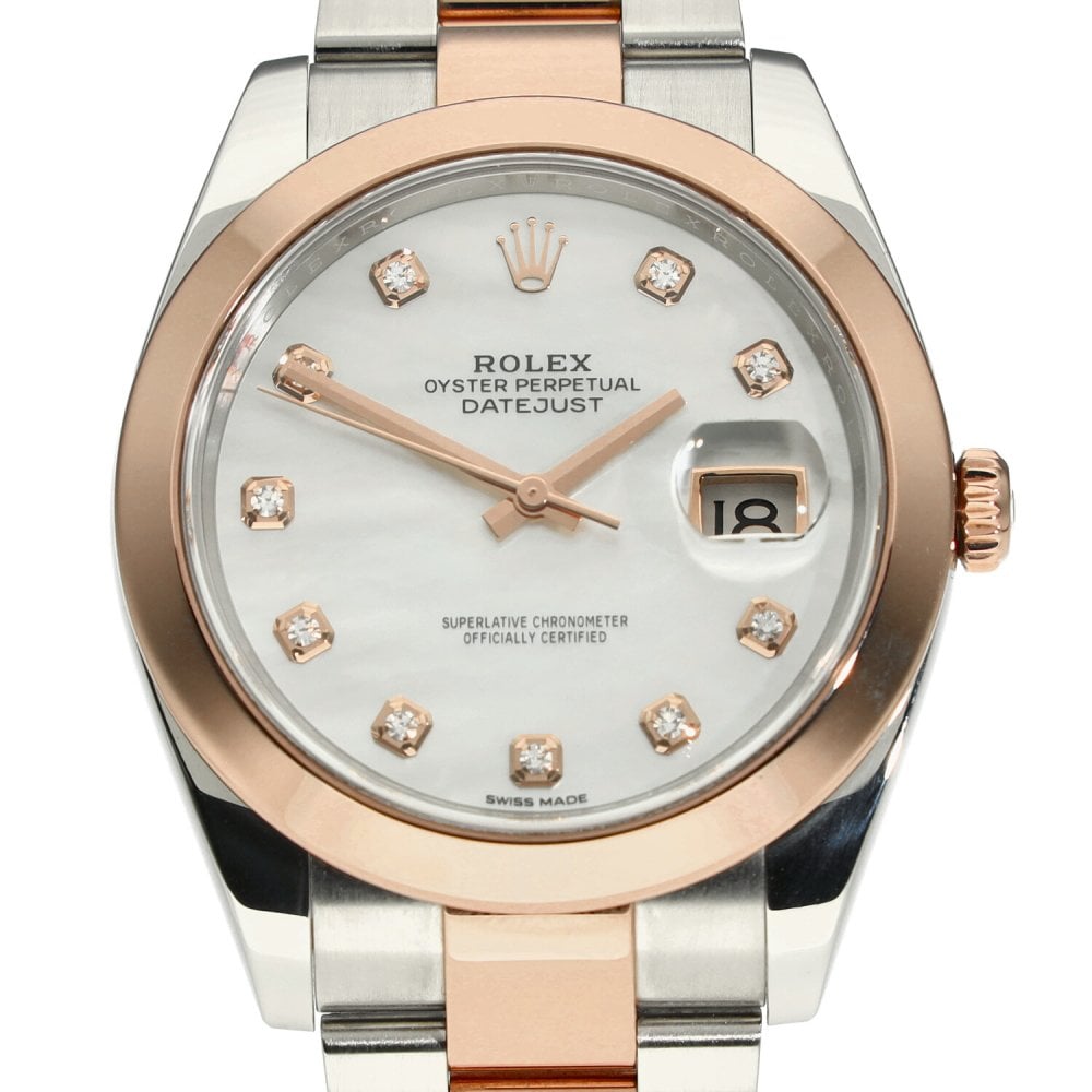 Datejust 41 126301 - Gents Watch - MOP Diamond Dial - 2018