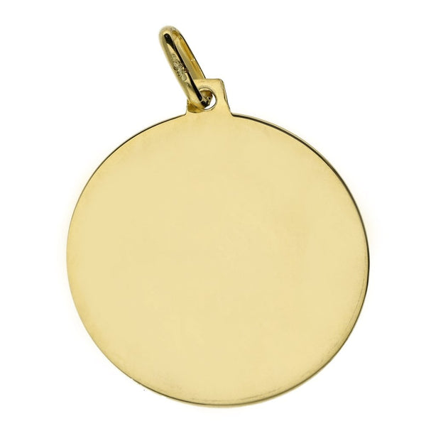 9ct Yellow Gold St. Christopher Pendant - 24x24mm - 5.4g