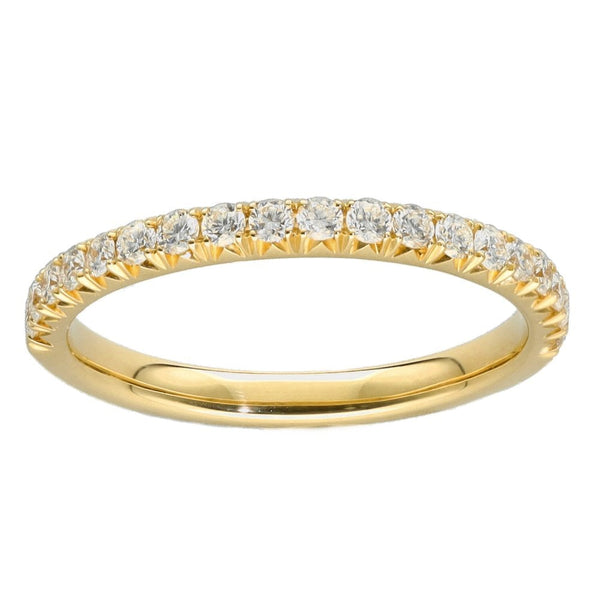 Ladies 18ct Yellow Gold 0.33ct Diamond Half Eternity Ring - G/SI