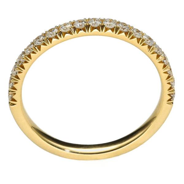 Ladies 18ct Yellow Gold 0.33ct Diamond Half Eternity Ring - G/SI