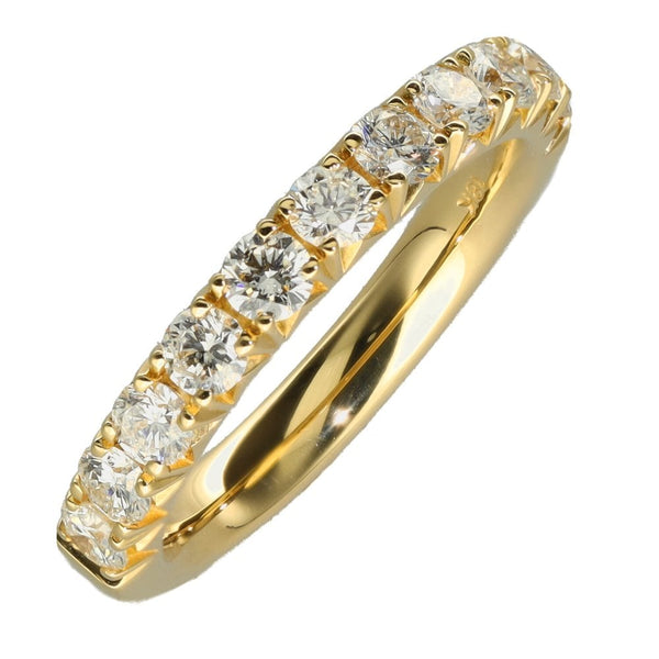 Ladies 18ct Yellow Gold 1.00ct Diamond Half Eternity Ring - G/SI