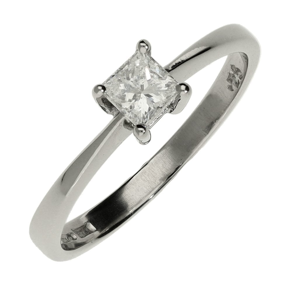 Ladies Platinum Diamond Engagement Ring - 0.25ct