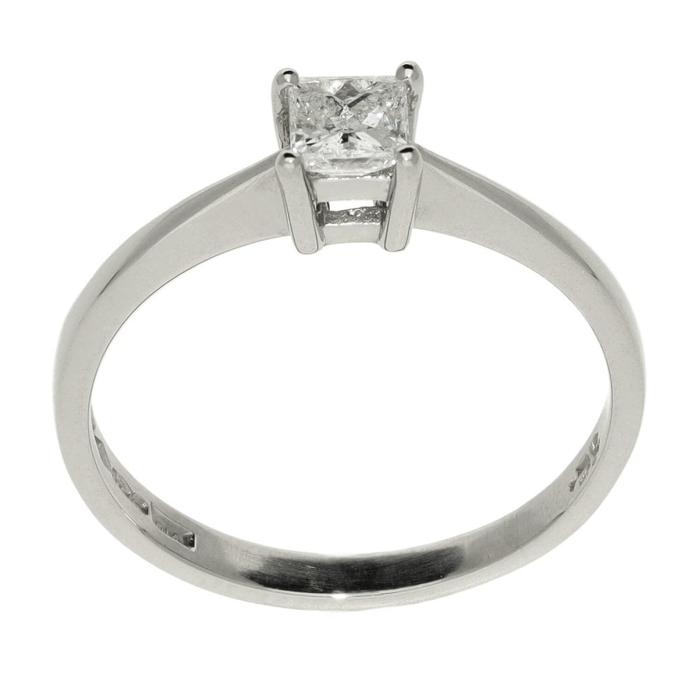 Ladies Platinum Diamond Engagement Ring - 0.25ct