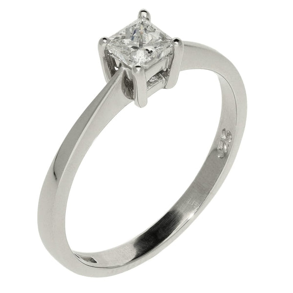 Ladies Platinum Diamond Engagement Ring - 0.25ct