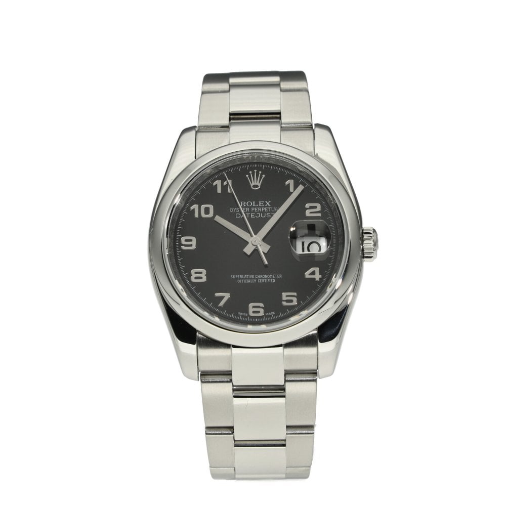 Datejust 116200 - Gents Watch - Black Dial - 2008