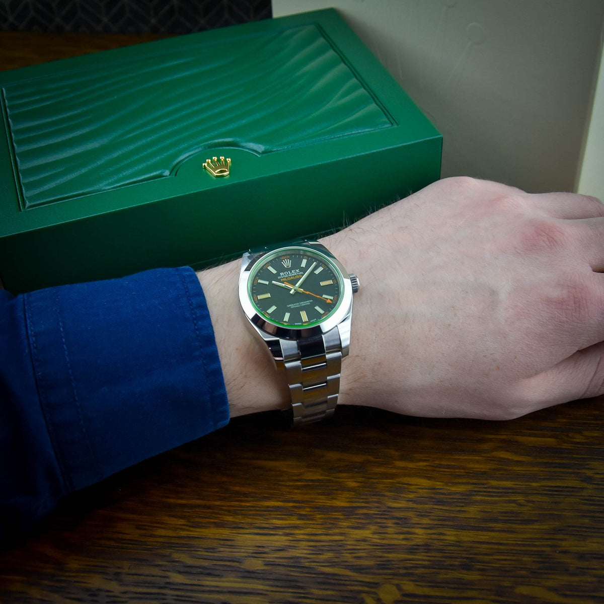 Milguass 116400GV - Mens Watch - Green Tint Glass - 2022