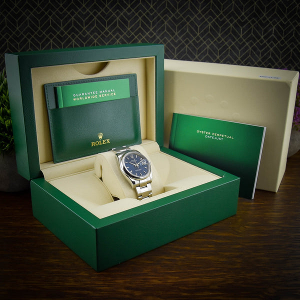 Date 115200 - Gents Watch - Blue Dial - 2009