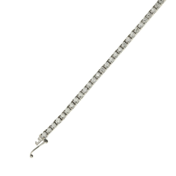 Ladies 18ct White Gold 2.57ct Diamond Tennis Bracelet