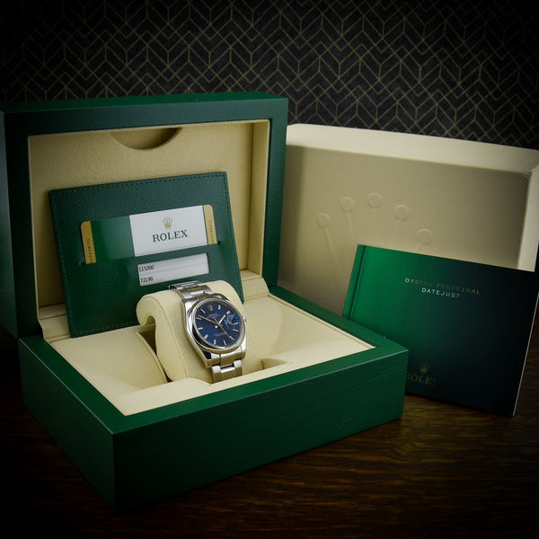 Date 115200 - Gents Watch - Blue Dial - 2015