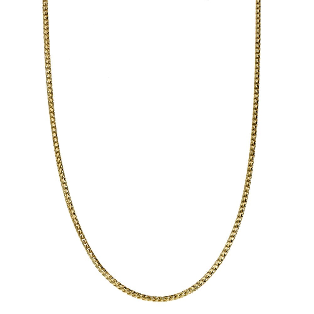 Ladies 9ct Yellow Gold 20" Fine Box Link Chain - 4.3g