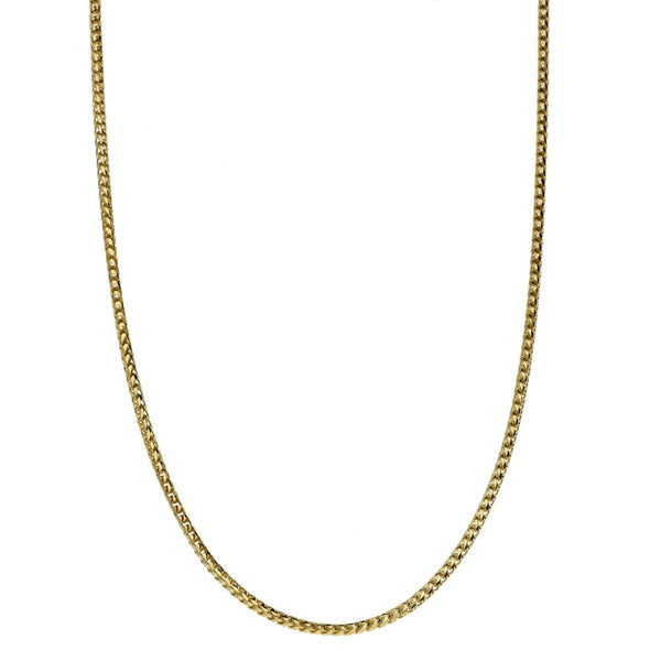 Ladies 9ct Yellow Gold 20" Fine Box Link Chain - 4.3g