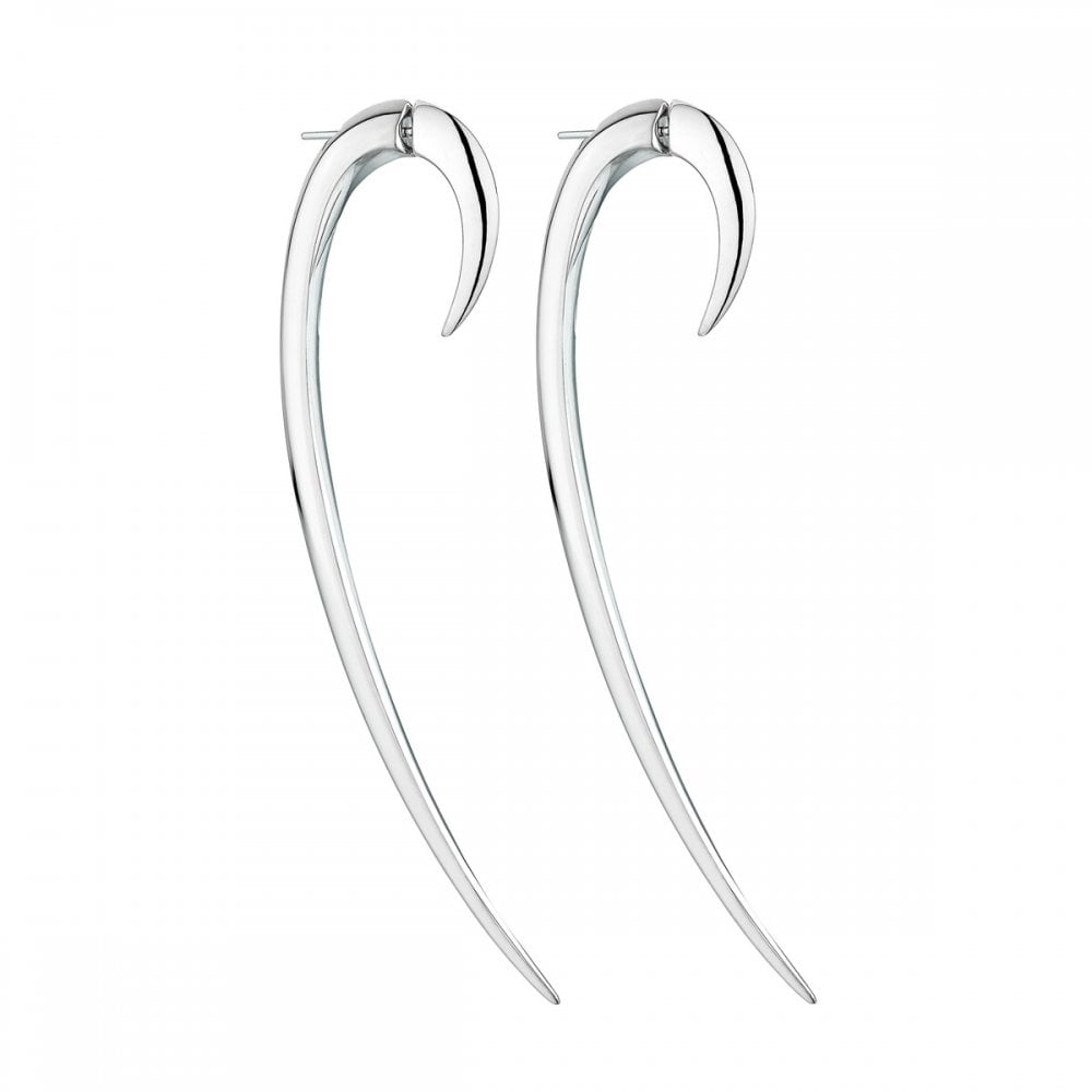 Hook Size 3 Earrings - Silver