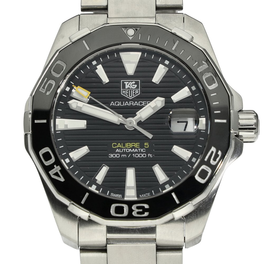 Aquaracer WAY211A - Mens Watch - Black Dial - 2017