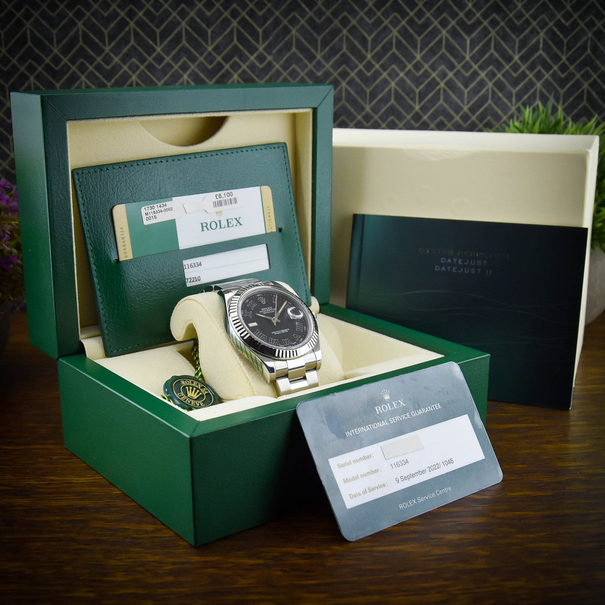 Datejust II 116334 - Grey Dial - 2016