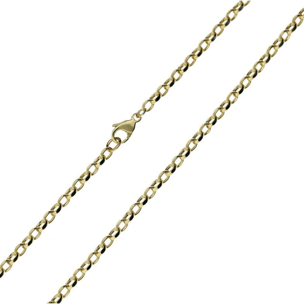 Ladies 9ct Yellow Gold 18" Belcher Chain - 9.6g