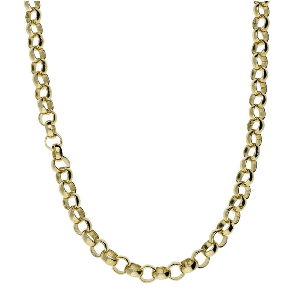 Ladies 9ct Yellow Gold 22" Belcher Chain - 22.9g