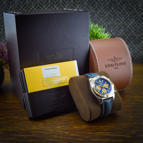 Chronomat CB0110 - Gents Watch - Leather Strap - 2018
