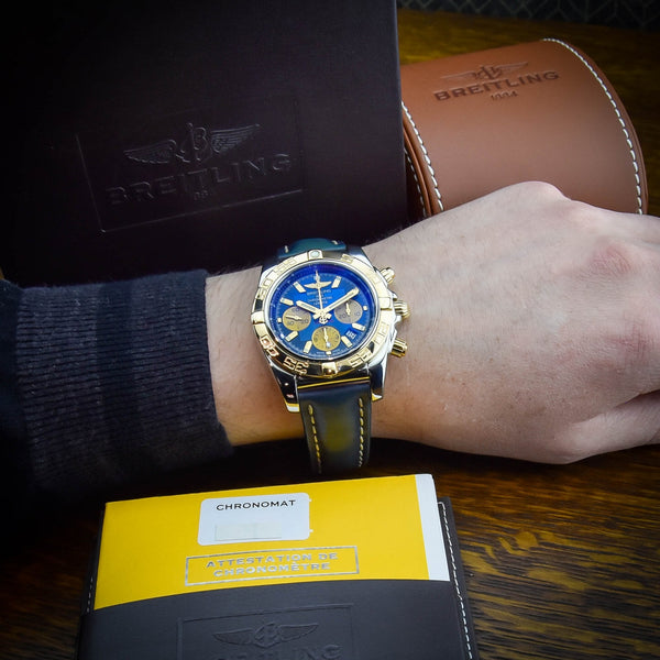 Chronomat CB0110 - Gents Watch - Leather Strap - 2018
