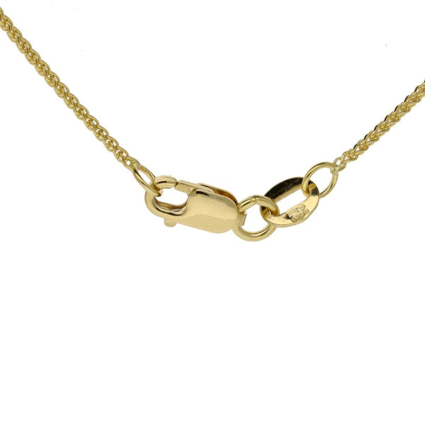 Ladies 18ct Yellow Gold 0.30ct Diamond Pendant & 18" Chain