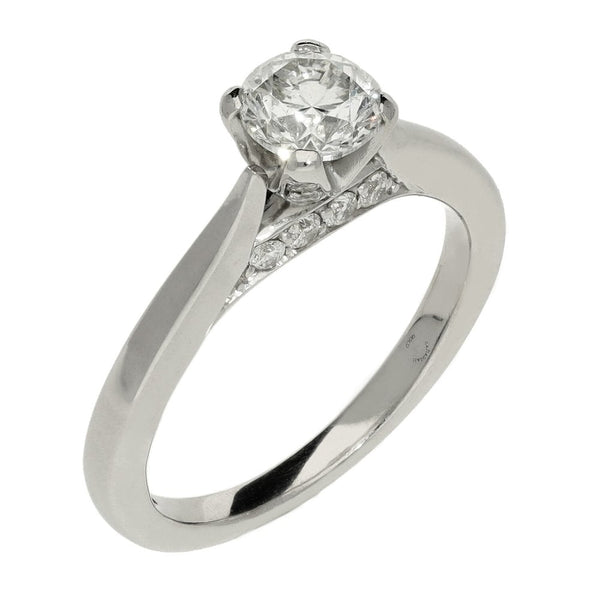 Ladies 18ct White Gold Diamond Engagement Ring - 0.75ct