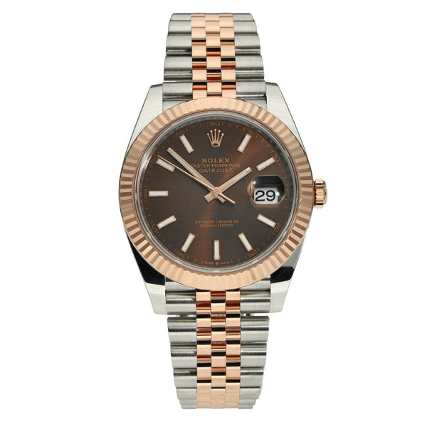 Datejust 41 126331 - Gents Watch - Chocolate Dial - 2022