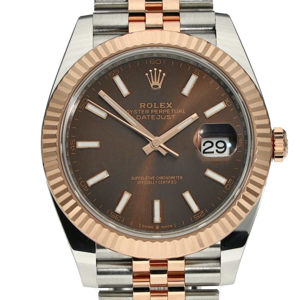 Datejust 41 126331 - Gents Watch - Chocolate Dial - 2022