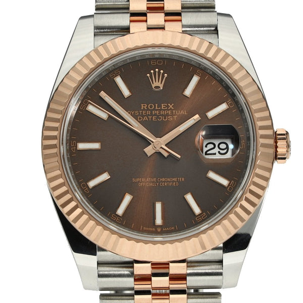 Datejust 41 126331 - Gents Watch - Chocolate Dial - 2022