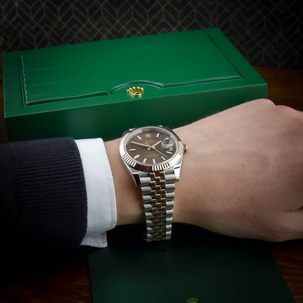 Datejust 41 126331 - Gents Watch - Chocolate Dial - 2022