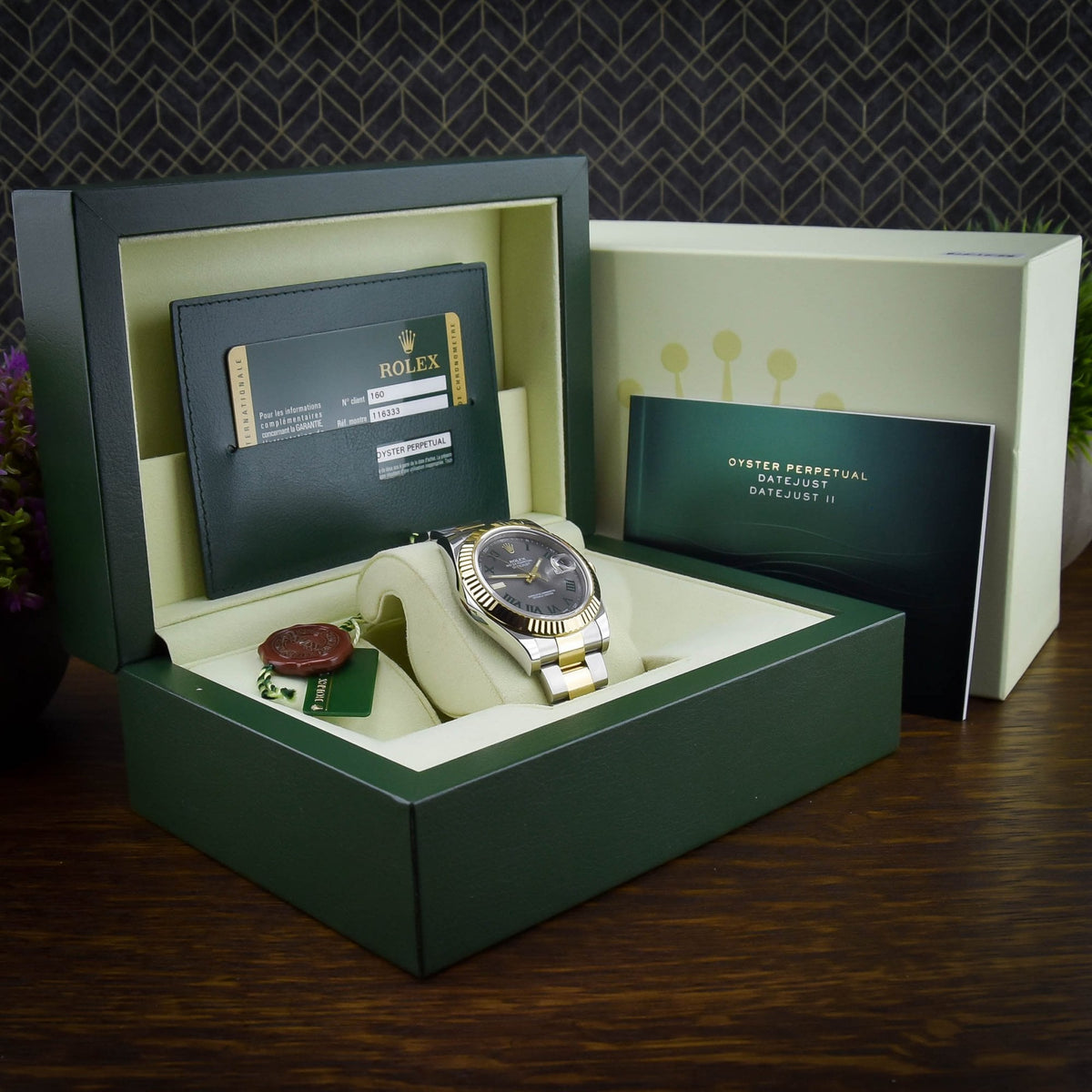 Datejust II 116333 - Gents Watch - Wimbledon Dial - 2014