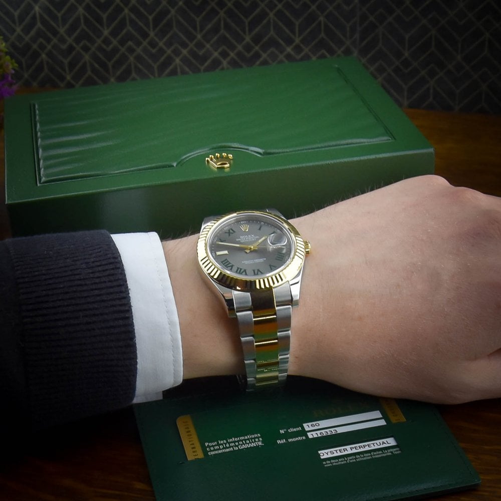 Datejust II 116333 - Gents Watch - Wimbledon Dial - 2014