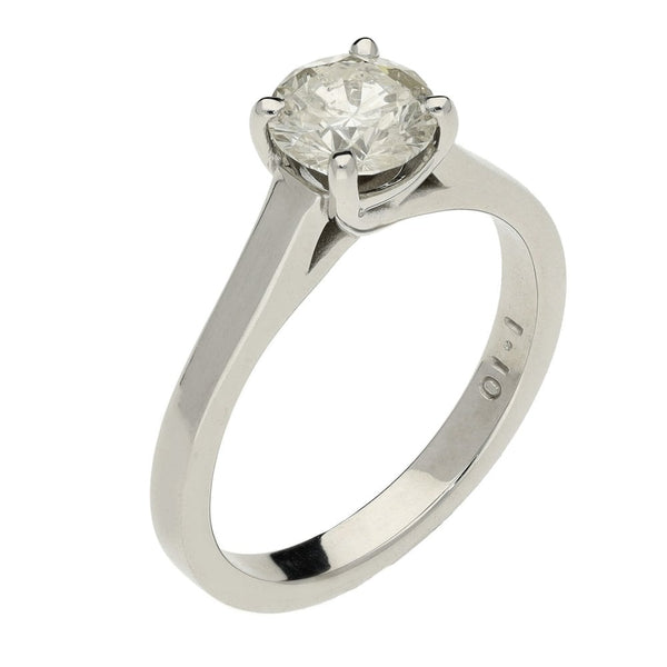 Ladies 18ct White Gold 1.10ct Diamond Engagement Ring