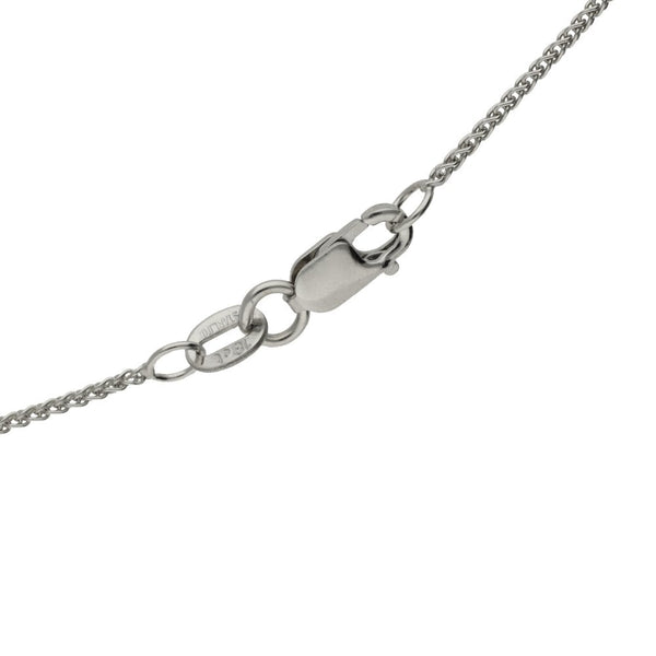 Ladies 18ct White Gold 0.47ct Diamond Pendant & 16" Chain